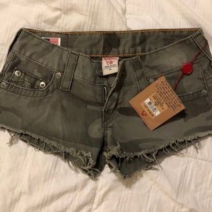 True Religion Camo Shorts